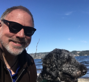 Denny Sargent and Dog Faunnus